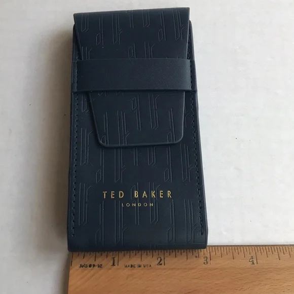 EUC Ted Baker Blue Cell Phone Case with “T” Design - Picture 3 of 6